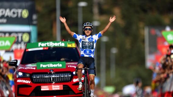 Richard Carapaz, ganador de la etapa 20 de la Vuelta a España Richard Carapaz, ganador de la etapa 20 de la Vuelta a España