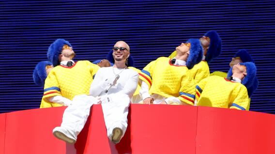 Presentación de J Balvin en el Mundial de Clubes. Presentación de J Balvin en el Mundial de Clubes.