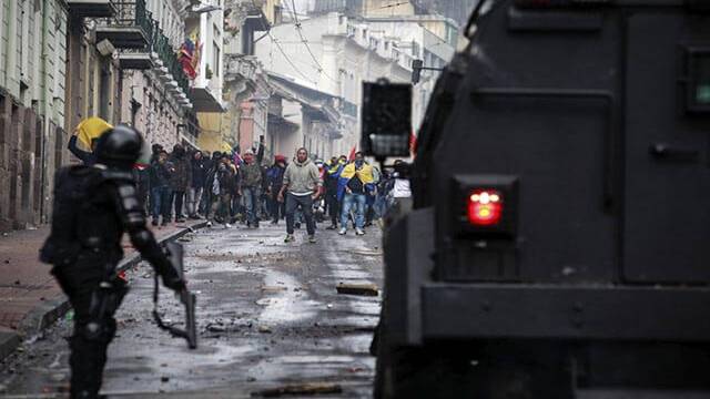 “Intención es desestabilizar al Gobierno”: Lenín Moreno sobre protestas en Ecuador “Intención es desestabilizar al Gobierno”: Lenín Moreno sobre protestas en Ecuador