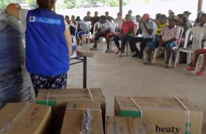 350442_BLU Radio // Atención de Unidad de Víctimas a desplazados en Tarazá // Foto: Unidad de Víctimas