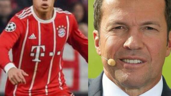 296122_Blu Radio / Lothar Matthäus y James Rodríguez. Foto: Facebook y AFP