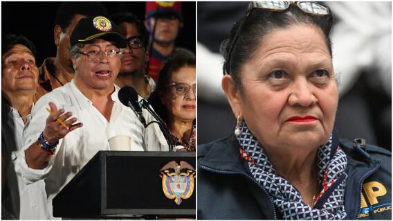 Gustavo Petro y Consuelo Porras Gustavo Petro y Consuelo Porras