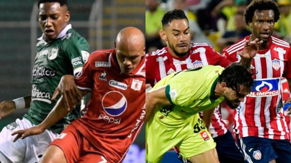 Deportivo Cali y América - Junior y Bucaramanga Deportivo Cali y América - Junior y Bucaramanga