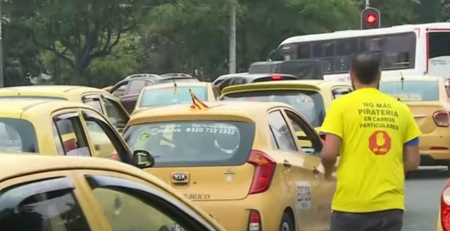 Paro de taxis en Colombia