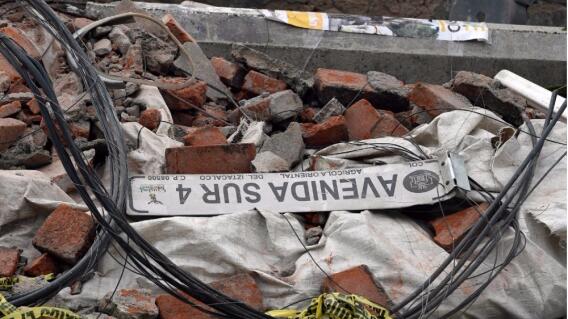 291483_Terremoto en México - Foto: AFP