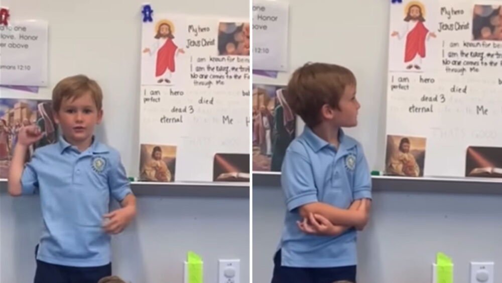Niño presentó a Jesús como su superhéroe favorito frente a sus compañeros de clase