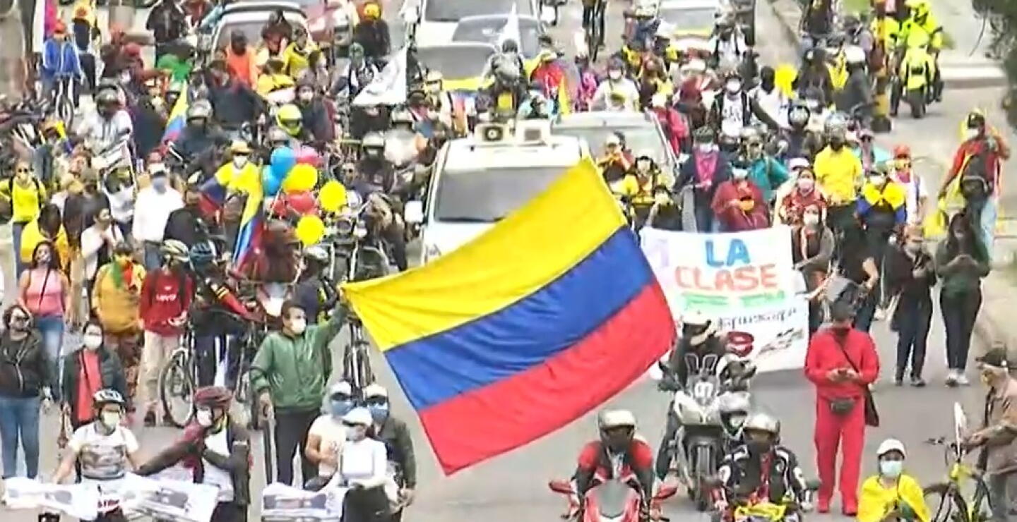 Nueva jornada de protestas en Colombia: estos son los puntos de concentración y recorridos en Bogotá