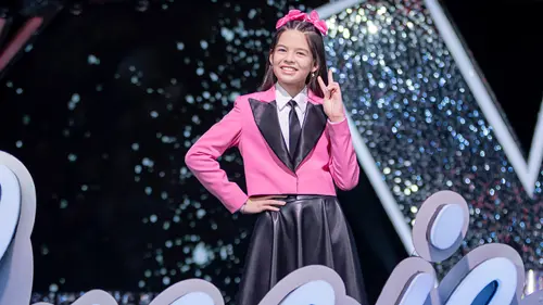 Danna Michel en la Semifinal de La Voz Kids.
