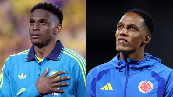 Jhon Lucumí y Yerry Mina, defensores de la Selección Colombia. 