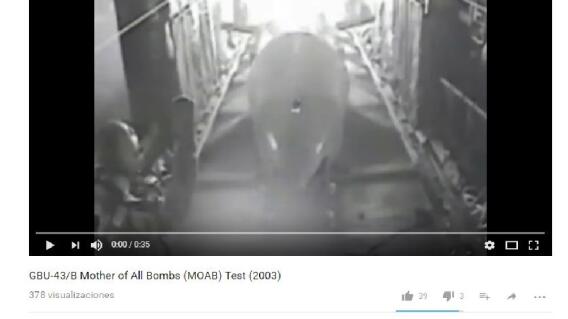 282140_BLU Radio. La Madre de todas las bombas (MOAB) / Foto Captura YouTube Nuclear Vault