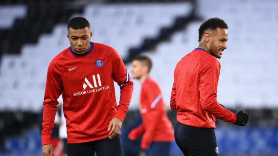 Mbappé y Neymar Mbappé y Neymar