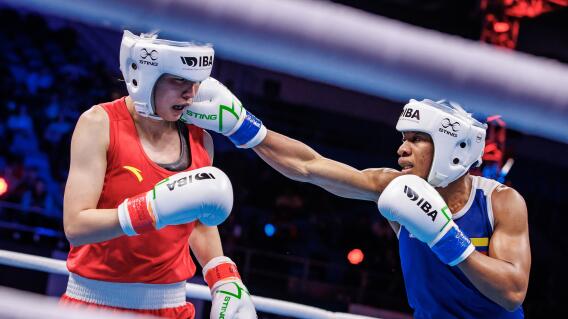 Angie Valdez Pana, boxeadora colombiana.