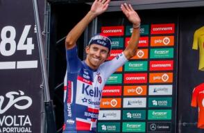 Adrián Bustamante en la Vuelta a Portugal 2023