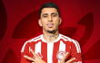 Gustavo Puerta con Olympiacos