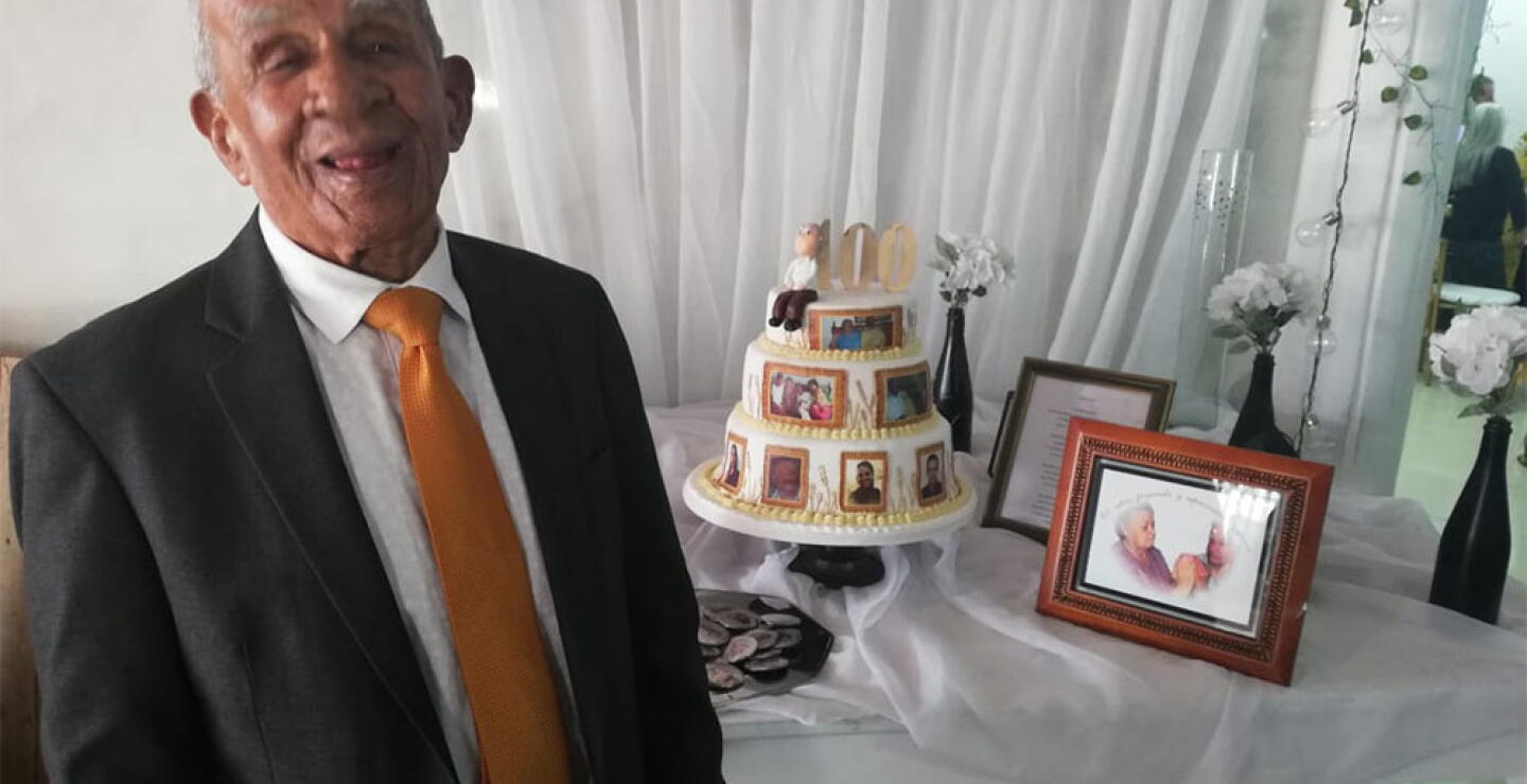 336079_BLU Radio. Rafael Ángel Granda, abuelo que cumplió 100 años en Medellín / Foto: Cortesía
