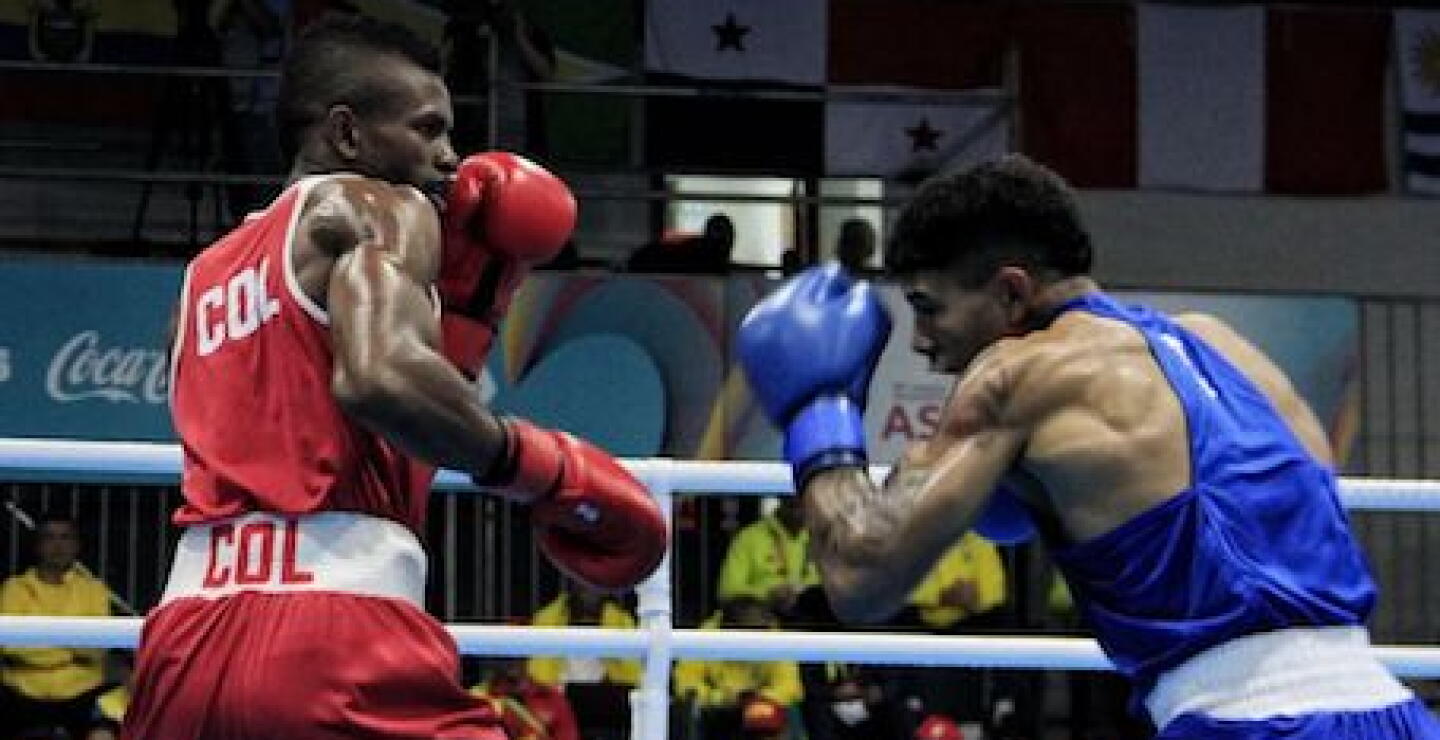 Boxeador colombiano.