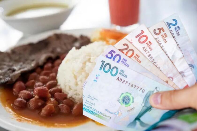 Precio del corrientazo con el salario mínimo