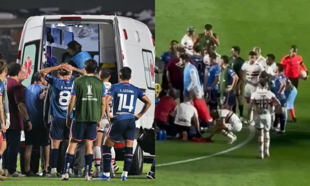 Juan Izquierdo se desplomó en partido de Libertadores Juan Izquierdo se desplomó en partido de Libertadores