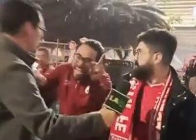 Hincha de Santa Fe, enojado tras derrota