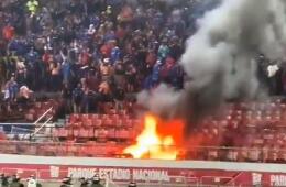Hinchas de Universidad de Chile.