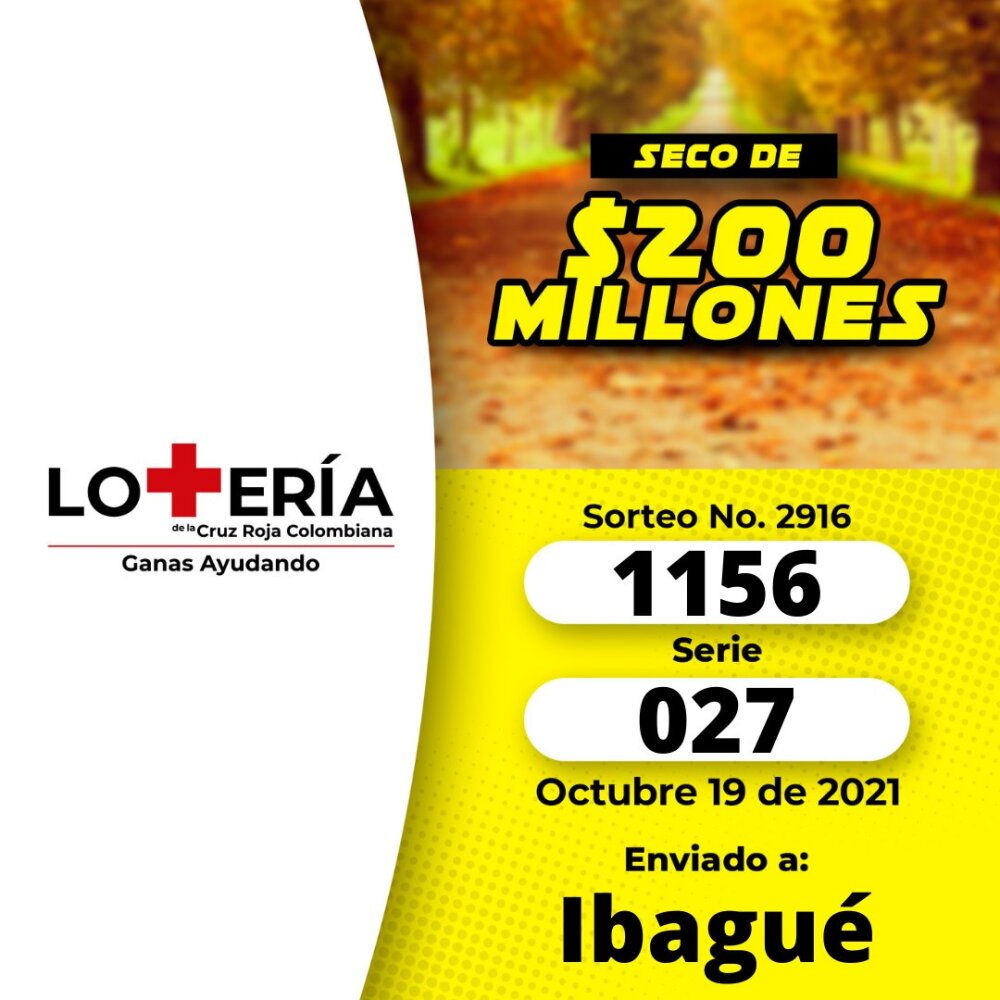Resultado Lotería Cruz Roja