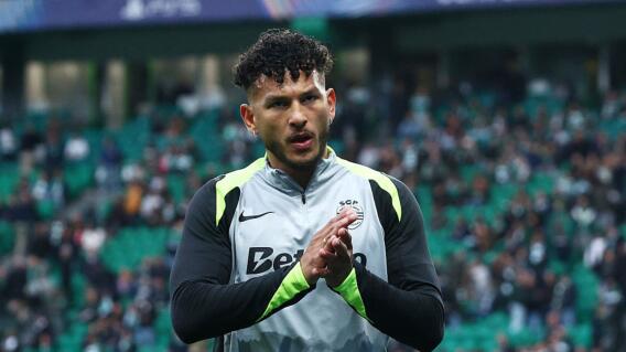 Luis Javier Suárez, figura del Sporting Lisboa. 