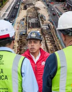 Obras del paso deprimido de la calle 100