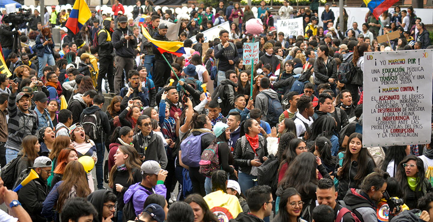 348835_Paro nacional // Foto: AFP