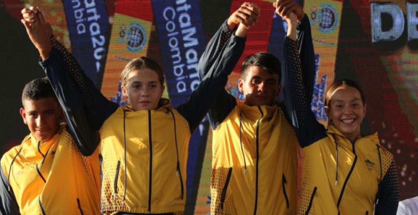 Deportistas colombianos en las quinta edición de los Juegos Suramericanos de Playa