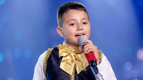Jhonier Vargas en La Voz Kids.