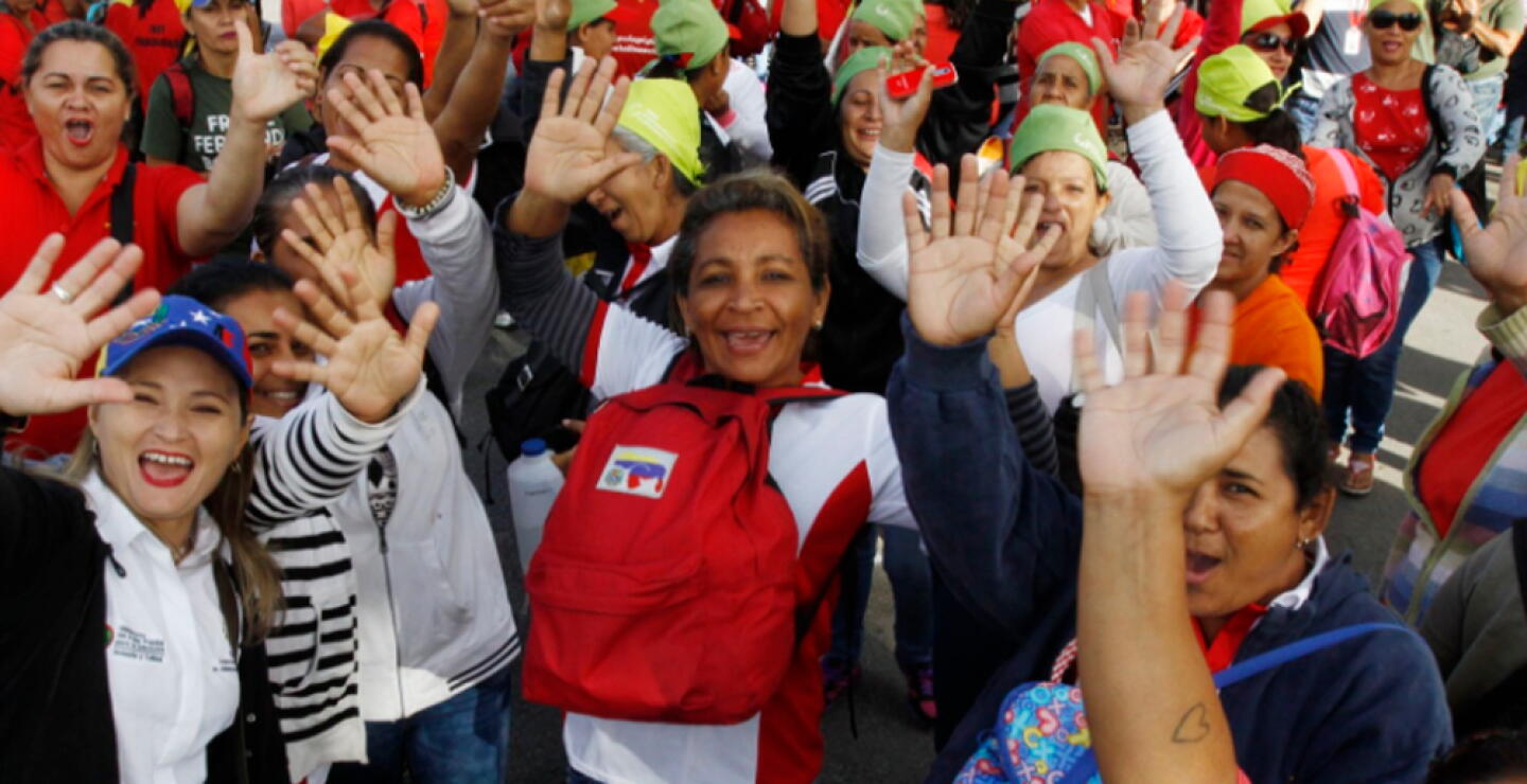 288941_BLU Radio: Chavistas / Foto: Mercosur