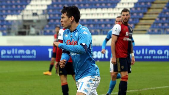 Hirving Lozano Cagliari vs Nápoles Hirving Lozano Cagliari vs Nápoles