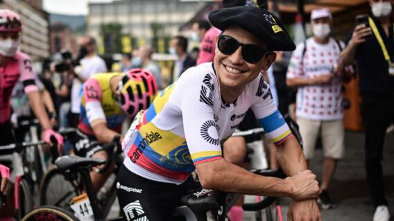 Esteban Chaves, ciclista colombiano del EF Education EasyPost, en el Tour de Francia 2023 Esteban Chaves, ciclista colombiano del EF Education EasyPost, en el Tour de Francia 2023