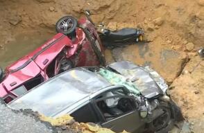 Los cuatro muertos por colapso de puente en vía Barranquilla-Soledad iban en el mismo carro