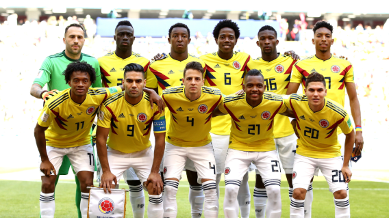 José Izquierdo formado en la Selección Colombia, durante el Mundial 2018. José Izquierdo formado en la Selección Colombia, durante el Mundial 2018.