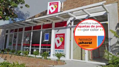 Tiendas D1 empieza a clasificar sus productos por etiquetas de distintos colores