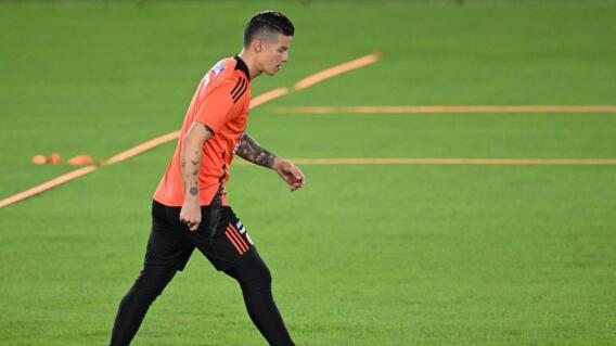 James Rodríguez, capitán de la Selección Colombia. 