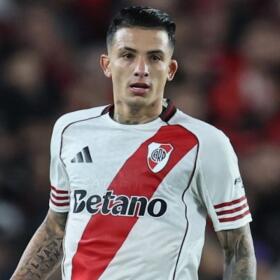 Kevin Castaño, volante colombiano que milita en River Plate.