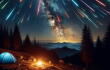 Imagen referencial, lluvia de estrellas 