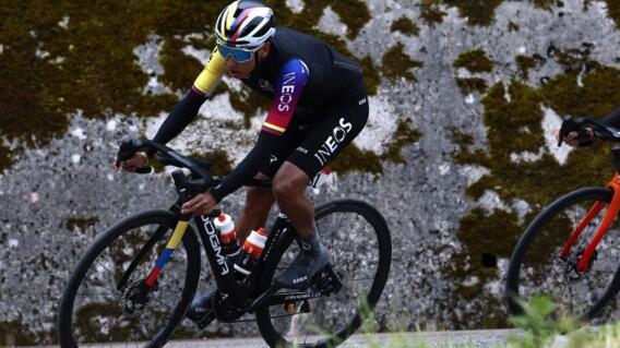 Egan Bernal, ciclista colombiano. 