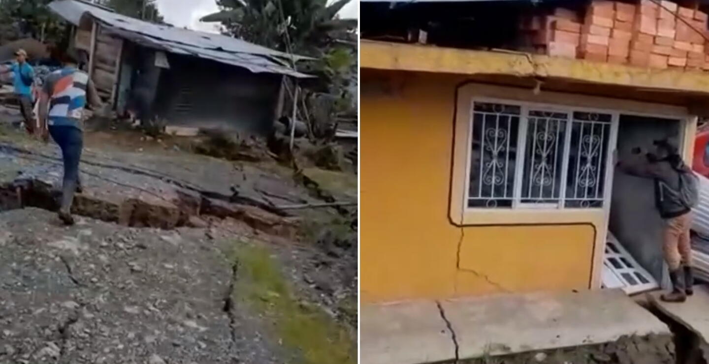 Panorama desolador tras derrumbe en Rosas: casas aplastadas y carreteras levantadas