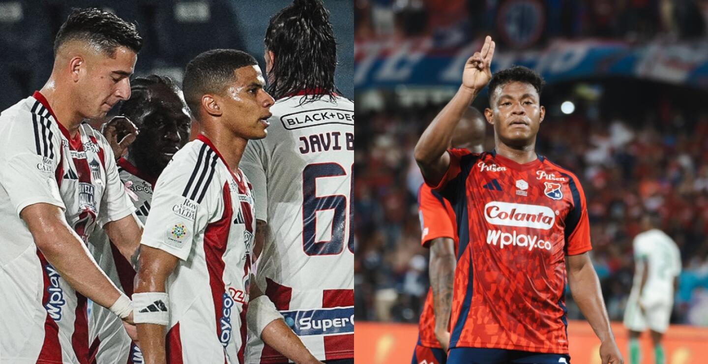 Junior y Medellín se enfrentan en el Metropolitano. 
