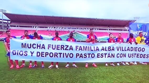 Deportivo Pasto rindió homenaje a Israel Alba en Liga Betplay.jpg