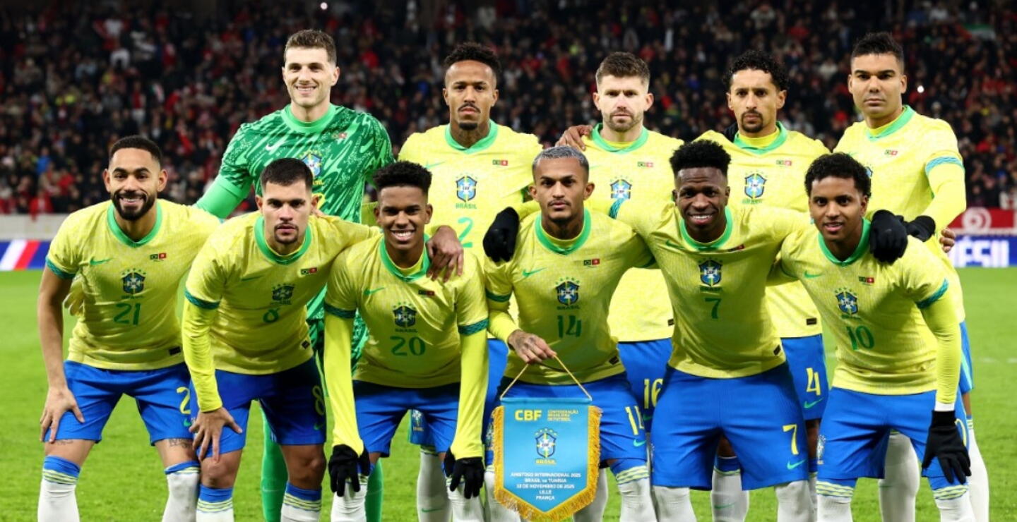 Así formó la Selección de Brasil en el duelo preparatorio contra Túnez.