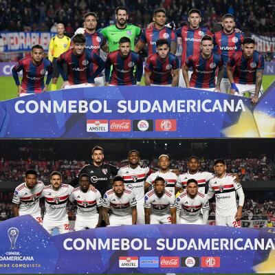 San Lorenzo vs Sao Paulo por Copa Sudamericana