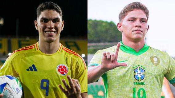 Selección Colombia Sub-17 vs. Brasil. Selección Colombia Sub-17 vs. Brasil.