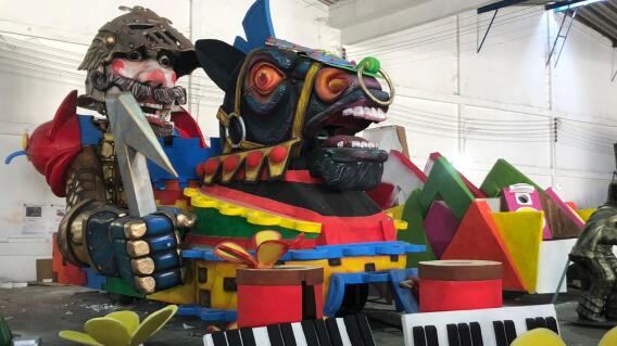 328528_Blu Radio/ Carrozas del Carnaval. Foto: BLU Radio