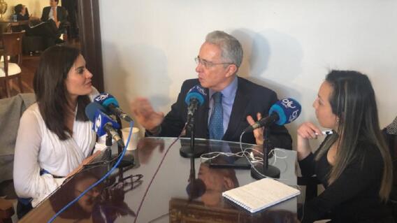 334794_BLU Radio. Álvaro Uribe Vélez // Foto: BLU Radio