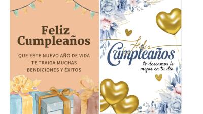 Tarjetas para enviar por WhatsApp el día de cumpleaños
