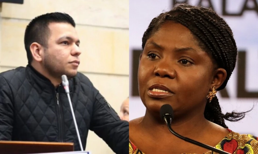 Vicepresidenta Francia Márquez y el senador Jota Pe Hernández Vicepresidenta Francia Márquez y el senador Jota Pe Hernández